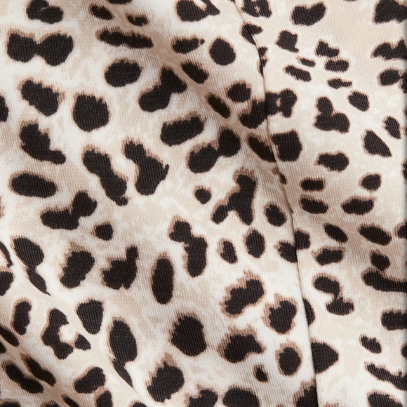 H&M Cream Sheath Dress with Cuffed Long Sleeves BOAT-NECK DRESS - Picture 10 of 10